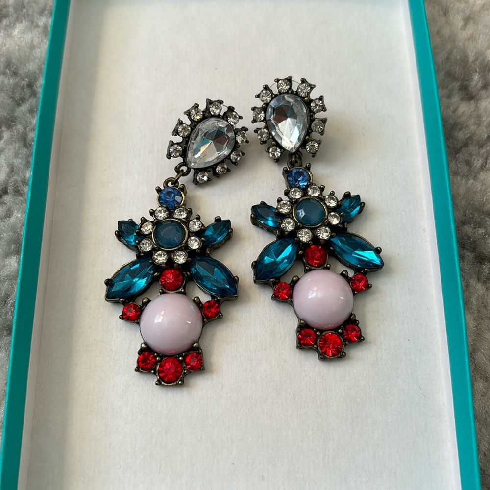 J. Crew statement earrings